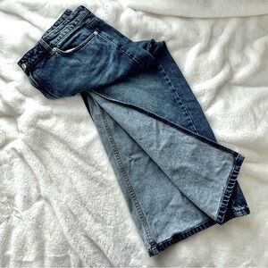 Mango Denim Flare Skirt